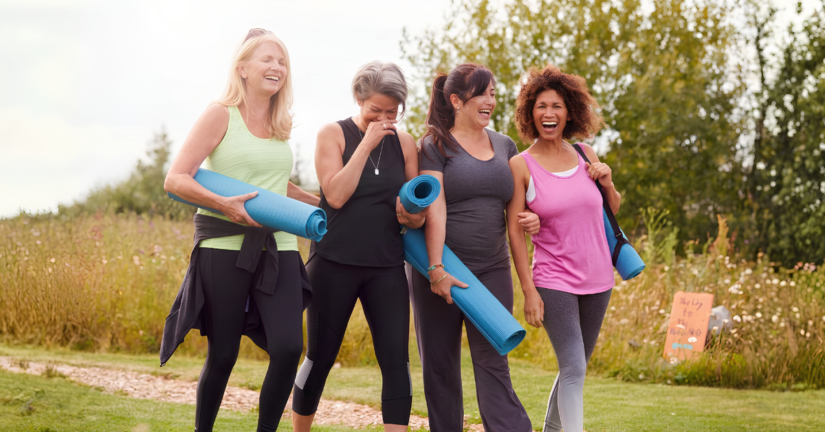 Woman enjoying an active day outdoors